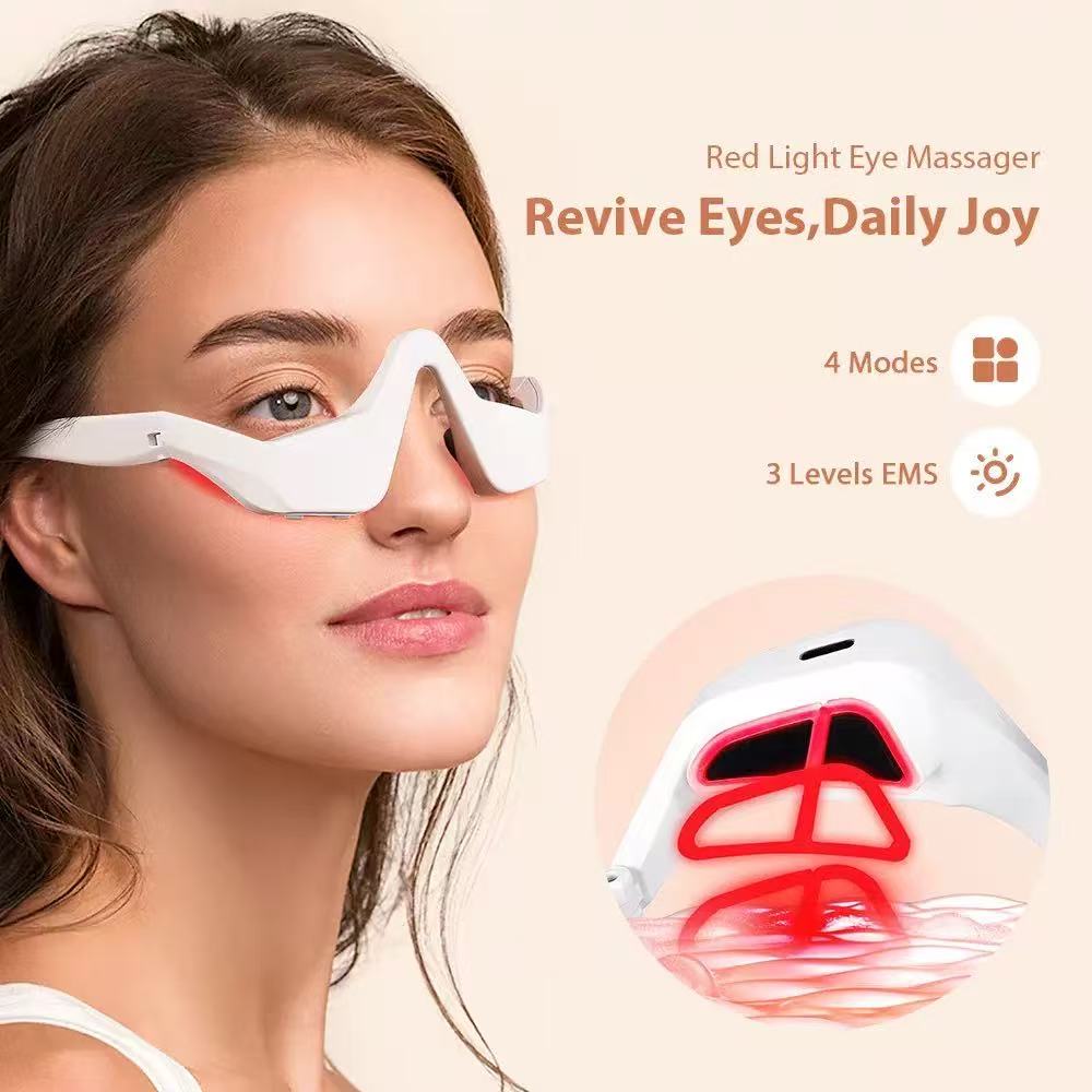 Light Therapy Glasses - Alat Pijat Terapi Cahaya Merah LED