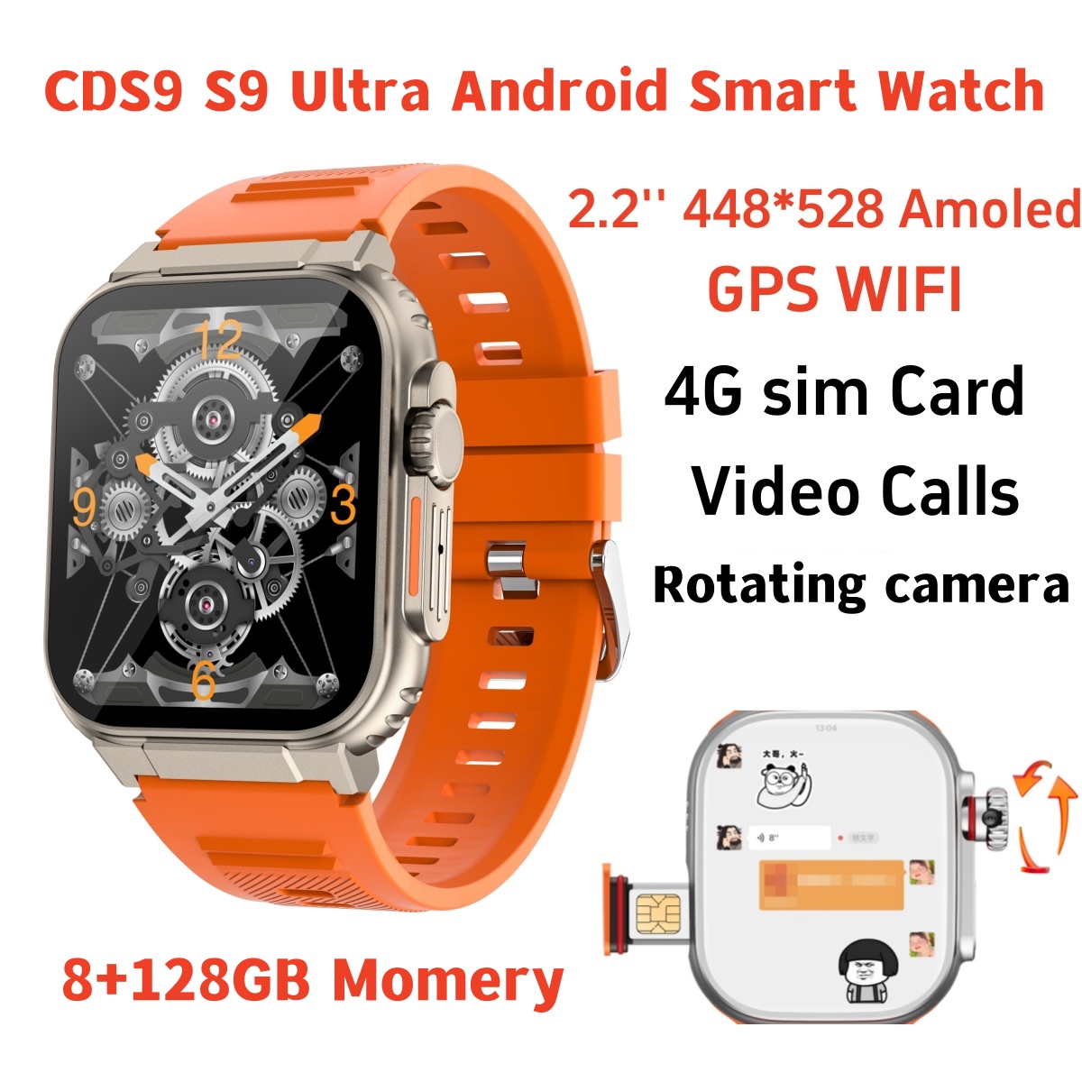 Jam Tangan Pintar Original S10 - Fall Detection Watch ulasan dan harga