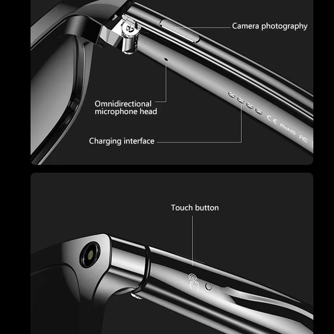 Kacamata Pintar Lenovo dengan  - Smart Glasses Lens ulasan dan harga