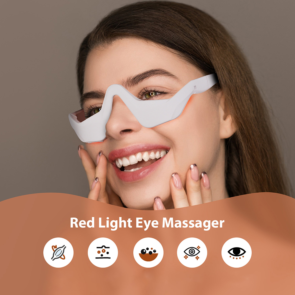 Alat Pijat Mata 3D Alat Pijat  - Light Therapy Glasses ulasan dan harga