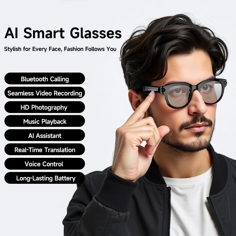Kacamata pintar AI M89 dengan  - Smart Glasses Lens ulasan dan harga