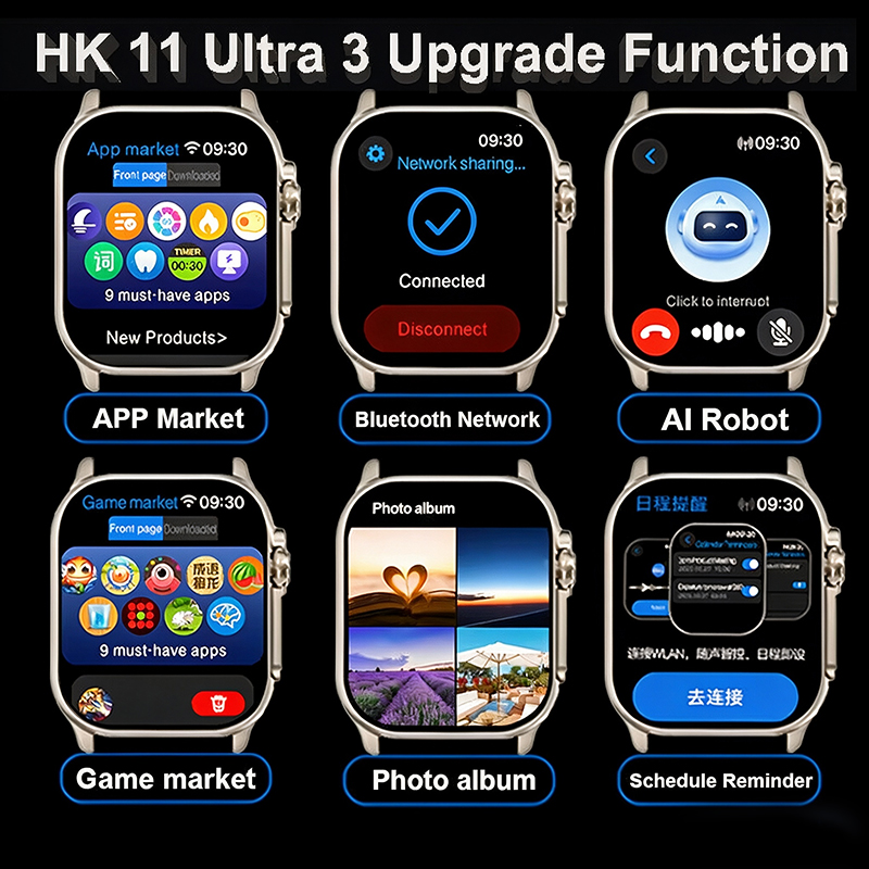 Jam Tangan Baru Pria HK11 ULTR - Fall Detection Watch ulasan dan harga