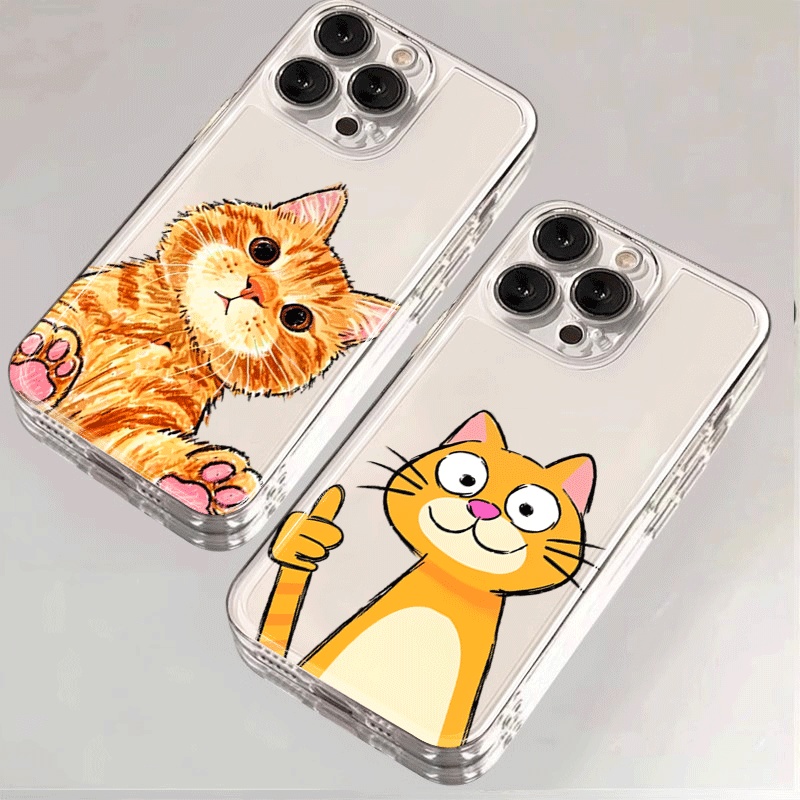 Casing Telepon Kucing Oranye K - Xiaomi Redmi Note 14 ulasan dan harga