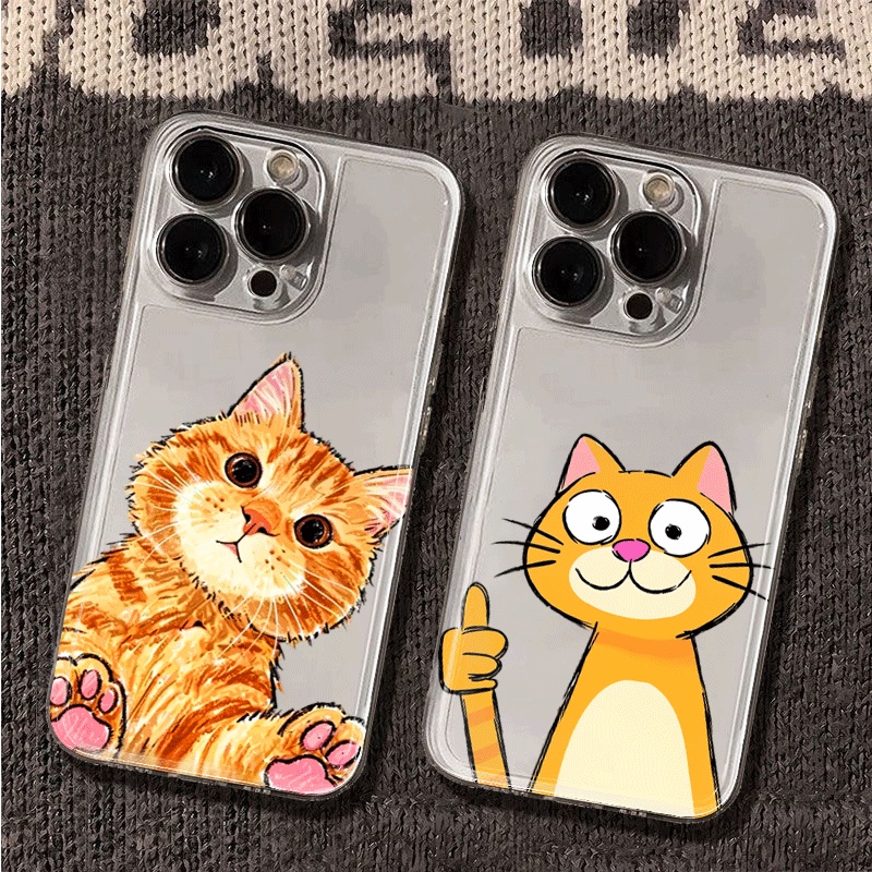 Casing Telepon Kucing Oranye K - Xiaomi Redmi Note 14 ulasan dan harga